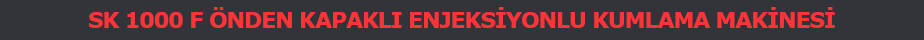 Önden Kapaklı Enjeksiyonlu Kumlama Makinesi